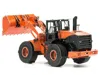 Metal Earth Model Kit Wheel Loader Orange And Black (challenging Difficulty) Steel Model By