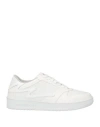 Metal Gienchi Man Sneakers Ivory Size 9 Leather, Textile Fibers In White