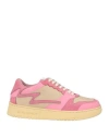 Metal Gienchi Woman Sneakers Beige Size 11 Calfskin In Beige