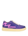 Metal Gienchi Woman Sneakers Purple Size 7 Leather