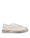 Metal Gienchi Woman Sneakers White Size 7 Textile Fibers In White