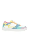Metal Gienchi Woman Sneakers White Size 8 Soft Leather In White