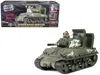 Metal Proud Sherman M4 (105) Howitzer Medium Tank "us Army 711th Tank Battalion Okinawa" (1945) "engine Plus" Se In Gray