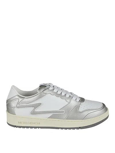 METALGIENCHI ICX LOW LEATHER SNEAKERS