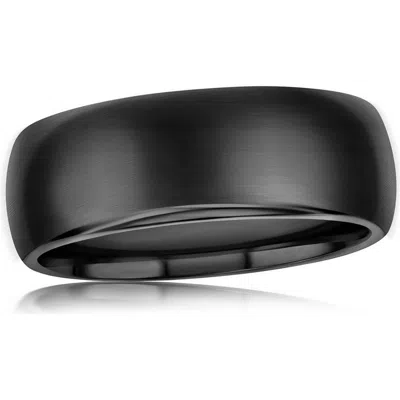 Metallo Band Ring In Black