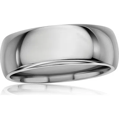 Metallo Band Ring In Silver