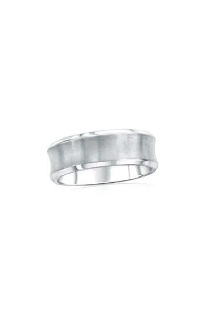 Metallo Dual Finish Ring In Metallic