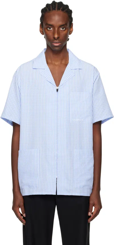 Metalwood Studio Blue Textured Caddie Shirt