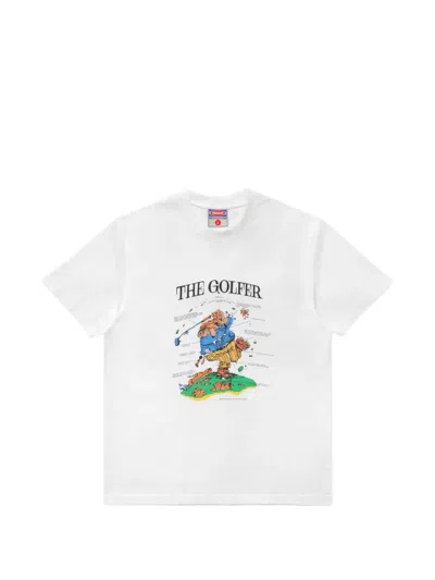 Metalwood Studio Graphic Print Crewneck T-shirt In White