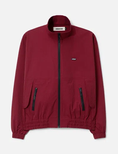Metalwood Studio Lightweight Track Jacket In Red
