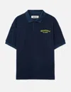 Metalwood Studio Medieval Terry Polo In Blue