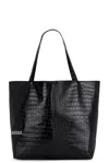 Metalwood Studio Metal Logo Stud Croc Tote