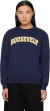 Metalwood Studio Navy 'roosevelt' Sweatshirt In Navy