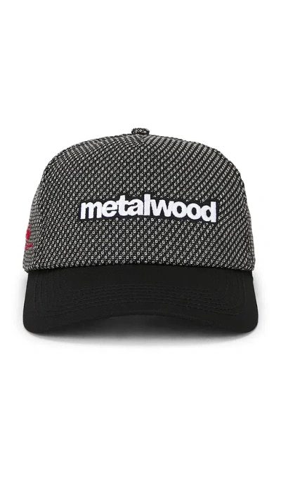 Metalwood Studio Pro Tip Snapback Hat In Black