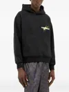 Metalwood Studio Reverse Twinkle Hoodie In Black
