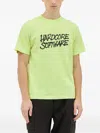 Metalwood Studio Slogan-print Crew-neck T-shirt In Green