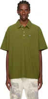 Metalwood Studio Ssense Exclusive Khaki Airy Pocket Polo In Fatigue Green