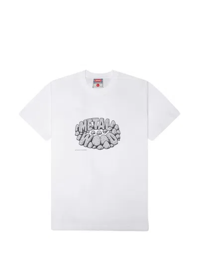 Metalwood Studio Stonehenge Cotton T-shirt In White