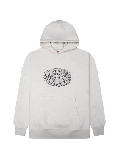 Metalwood Studio Stonehenge Graphic-print Hoodie In White