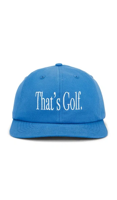Metalwood Studio That's Golf Dad Hat In Blue