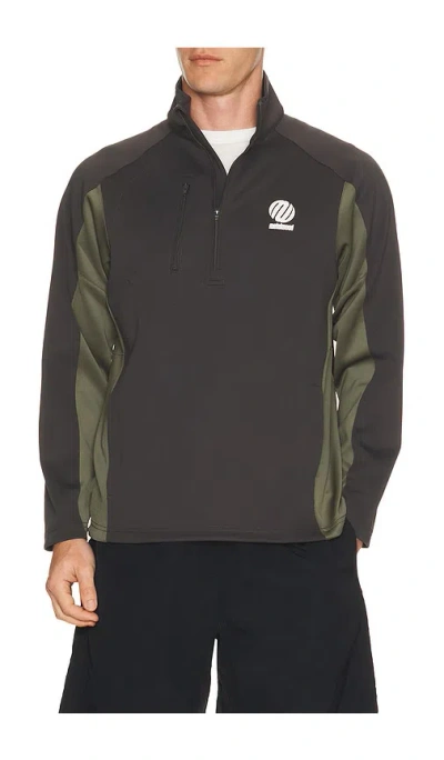 Metalwood Studio Trophy Quarter Zip Pullover In Purple