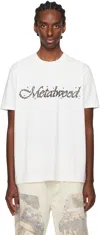 Metalwood Studio White Flies T-shirt In White