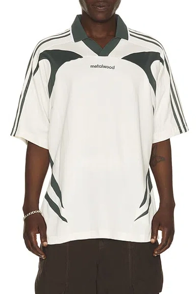 Metalwood Studio X Adidas Originals Polo In White
