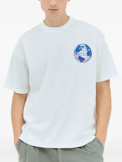 Metalwood Studio X Maxfli Crew-neck T-shirt In White