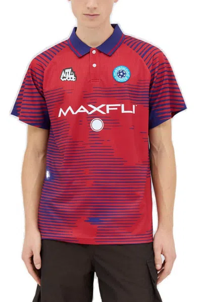 Metalwood Studio Red Maxfli Statue Edition Printed Polo