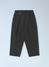 Metalwood Studios Pinstripe Elasticated Waist Pants In Gray