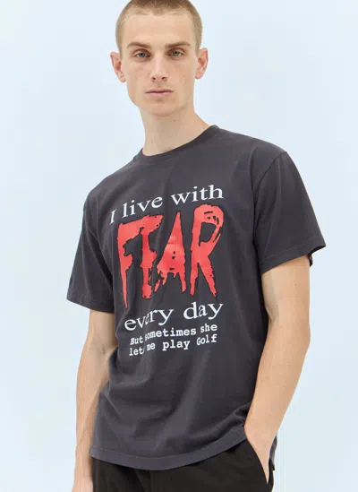 Metalwood Studio Fear T-shirt In Black