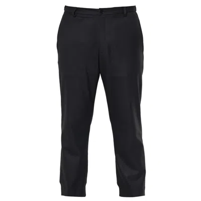Metamorphoza Men's Straight Trousers In Black