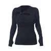 Metamorphoza Women's Black Metal Ring Detail Top In Black