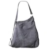 Metamorphoza Women's Large Grey Structured Leather Bag