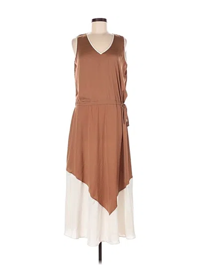 Pre-owned Metaphor Casual Dress In Brown