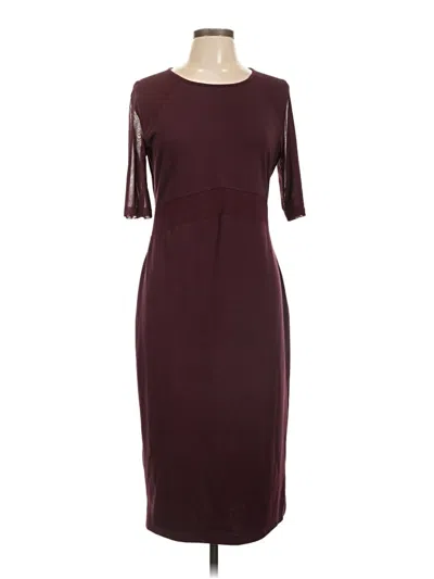 Pre-owned Metaphor Cocktail Dress In Burgundy