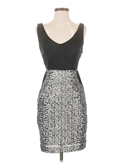 Pre-owned Metaphor Cocktail Dress In Silver