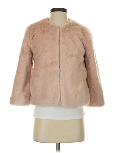 Pre-owned Metaphor Faux Fur Jacket In Pink