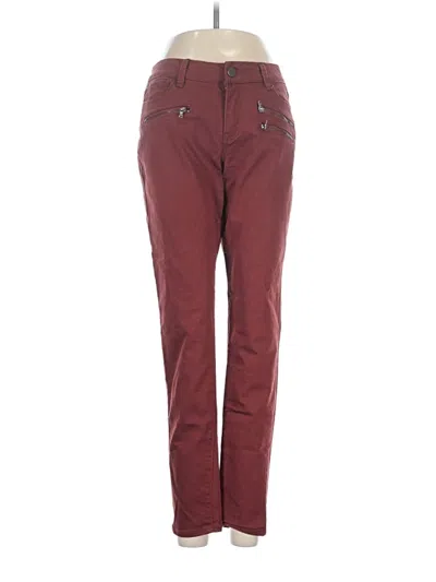 Pre-owned Metaphor Jeans In Burgundy