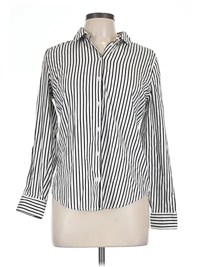 Pre-owned Metaphor Long Sleeve Blouse In Black