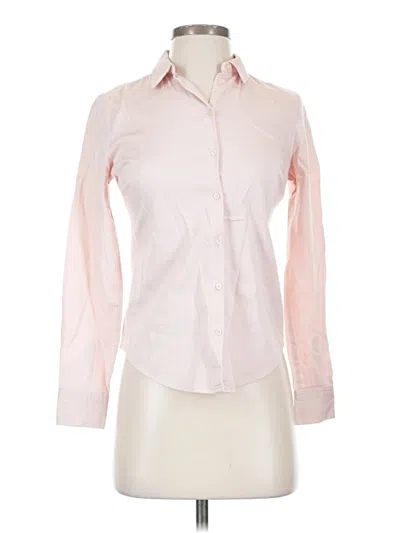 Pre-owned Metaphor Long Sleeve Button Down Shirt In Pink