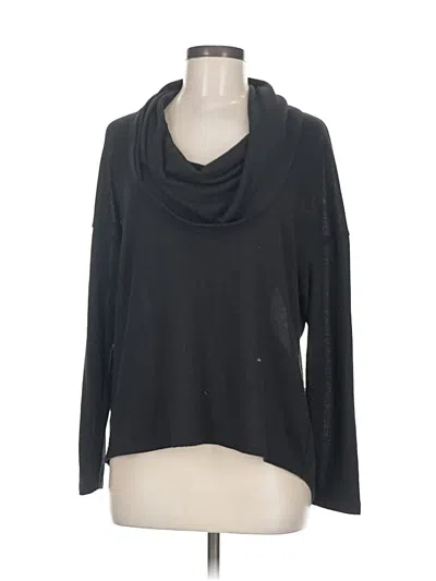 Pre-owned Metaphor Long Sleeve Top Black Cowl Neck Tops