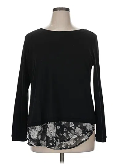 Pre-owned Metaphor Pullover Sweater In Black