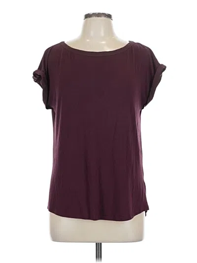 Pre-owned Metaphor Short Sleeve T-shirt In Burgundy