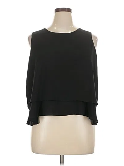 Pre-owned Metaphor Sleeveless Blouse In Black