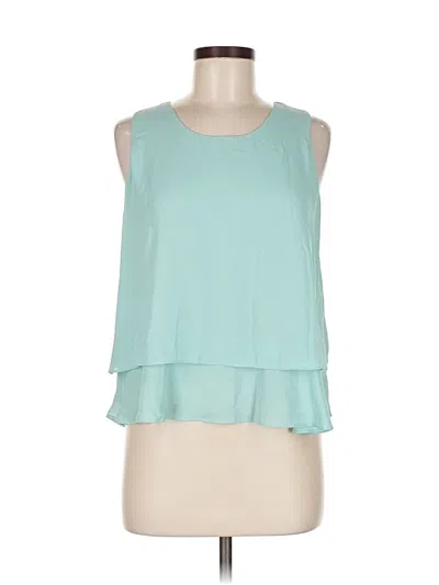 Pre-owned Metaphor Sleeveless Blouse In Blue