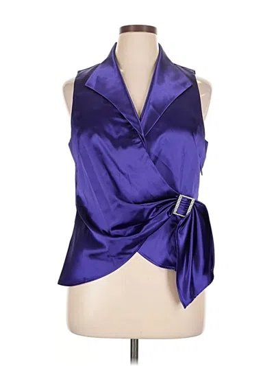 Pre-owned Metaphor Sleeveless Blouse In Purple