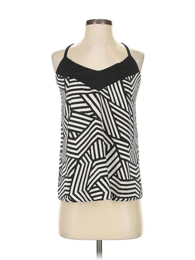 Pre-owned Metaphor Sleeveless Top Black Halter Neckline Tops