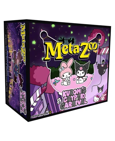 Metazoo Kuromi Hello Kitty Friends Tcg: Kuromi's Cryptid Carnival Booster Box In Purple,pink
