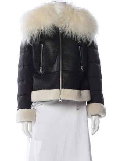 Pre-owned Meteo X Yves Salomon Down Jacket In Black